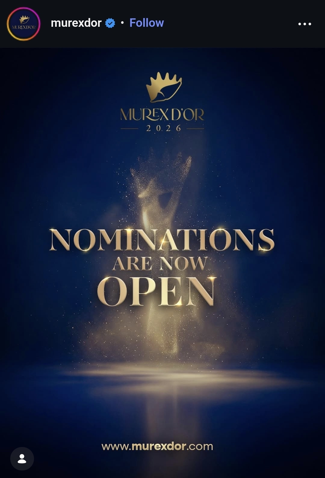 موريكس دور 2026 murex d'or