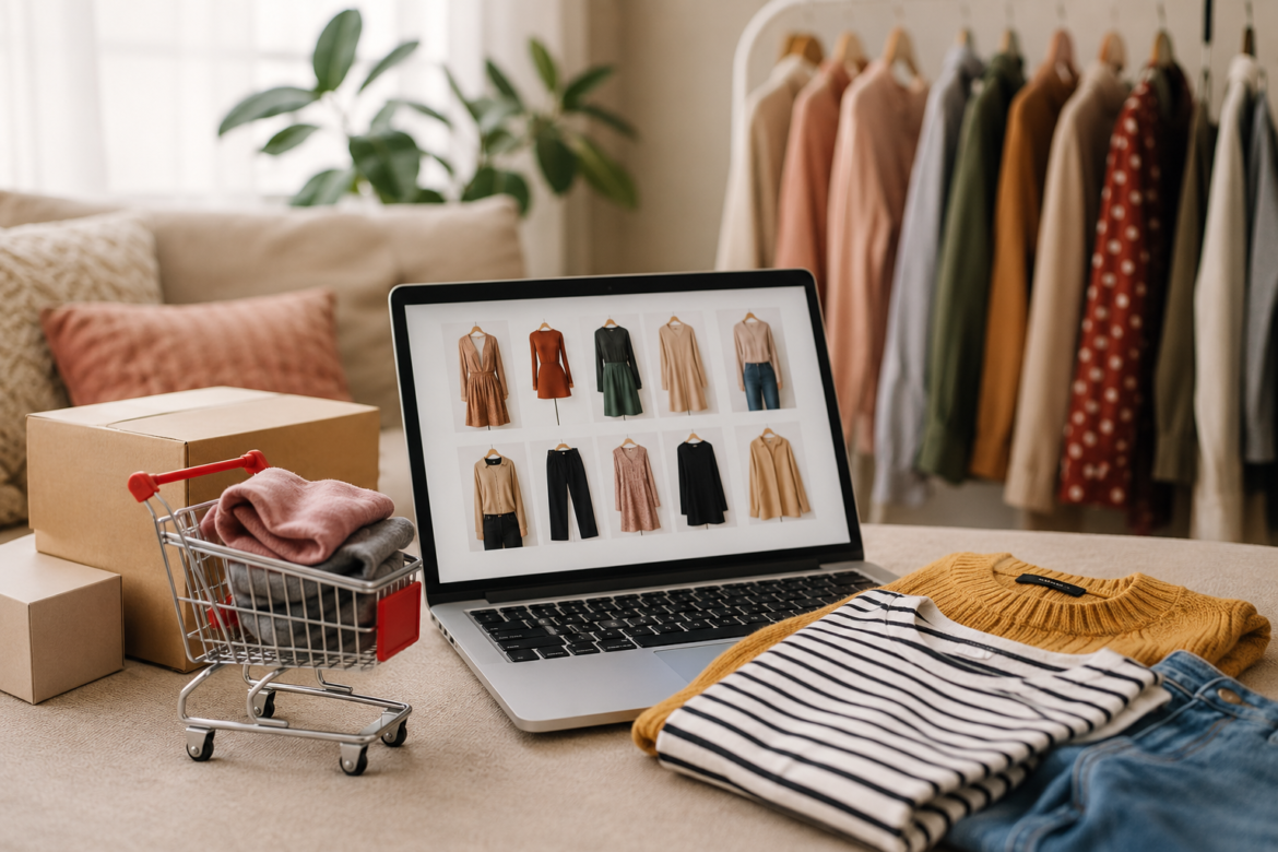 شراء الملابس عبر الإنترنت shein